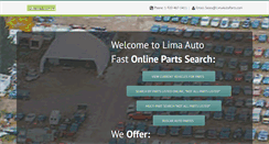 Desktop Screenshot of limaautoparts.com