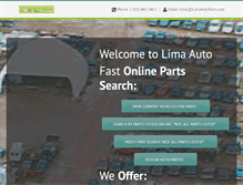 Tablet Screenshot of limaautoparts.com
